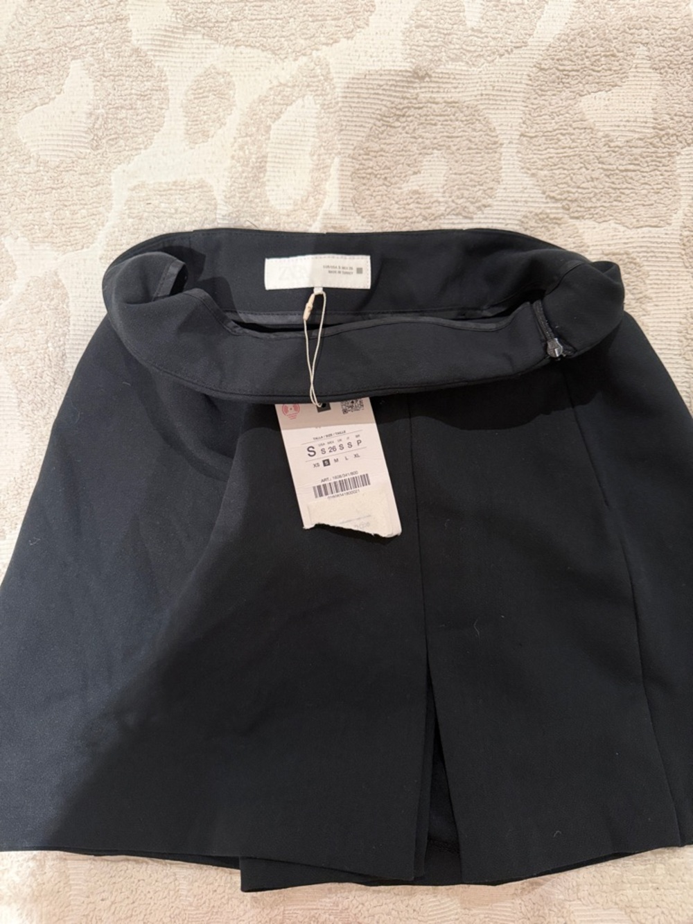 Zara Black Skort